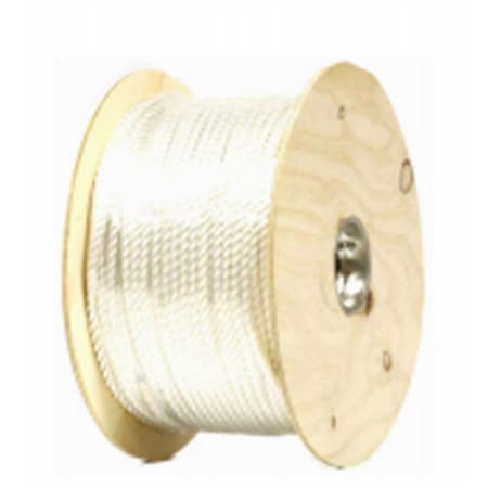 Eat-In 0.37 x 400 in. Twisted Nylon Rope, White EA2668178